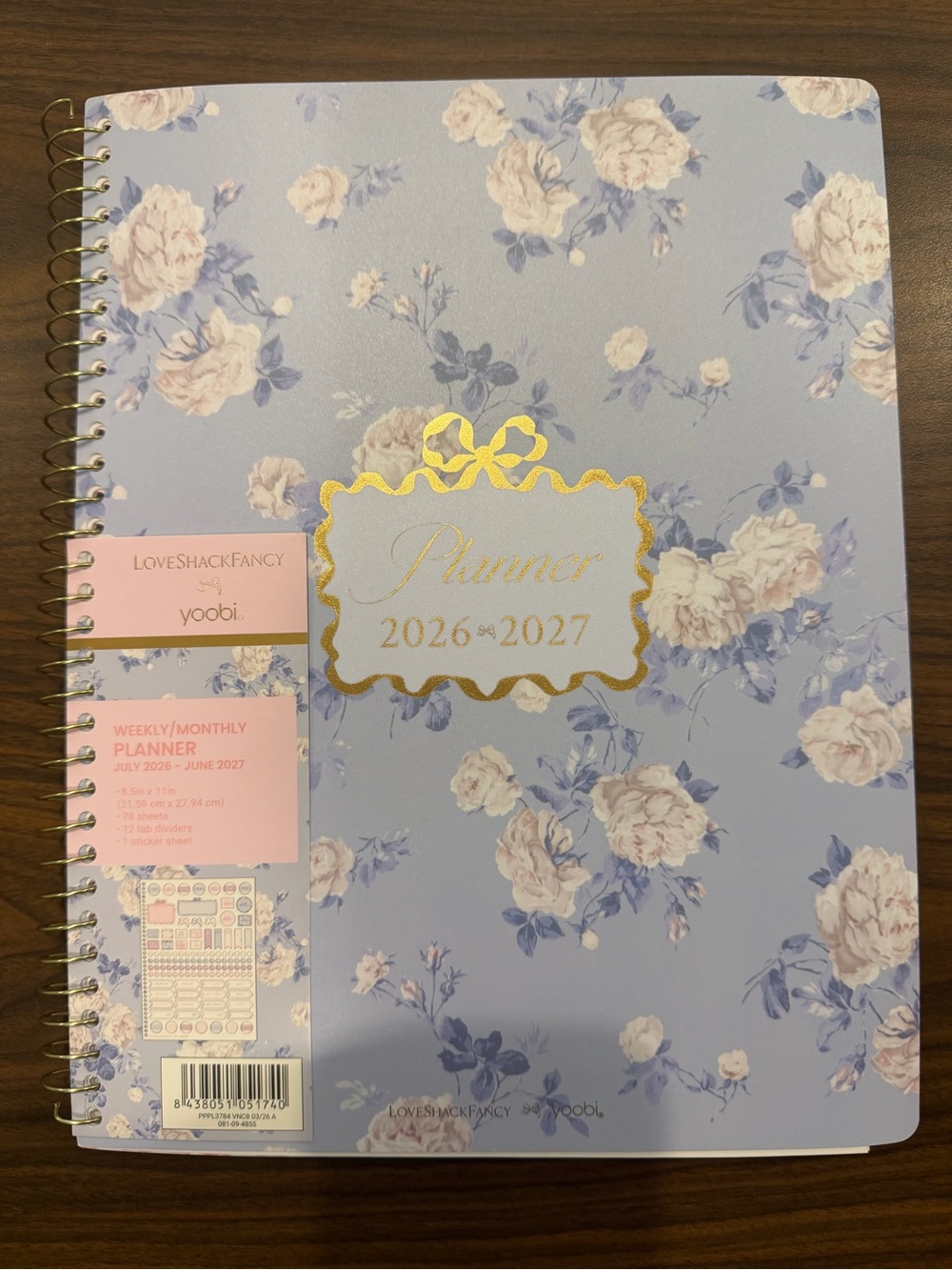 LoveShackFancy Weekly/Monthly Planner